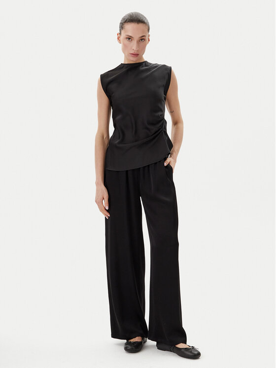 Eleh Eleh Bluse ESS250180 Schwarz Regular Fit