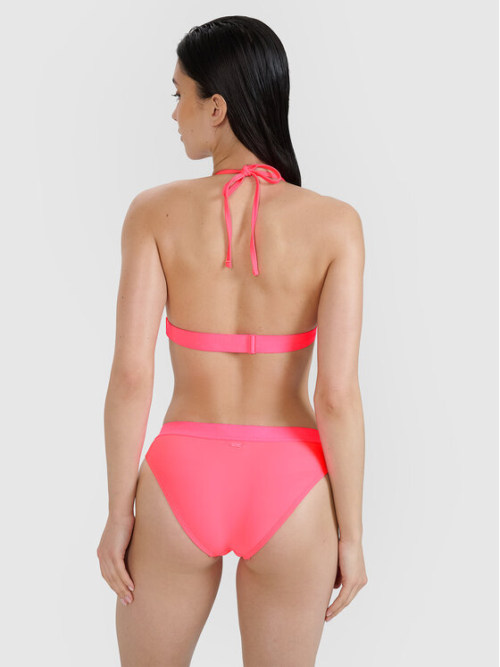 4F 4F Góra od bikini BEACHWEAR BASIC Różowy