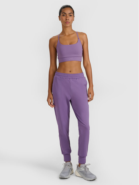 4F 4F Spodnie dresowe MULTI ACTIVE Różowy ciemny Regular Fit