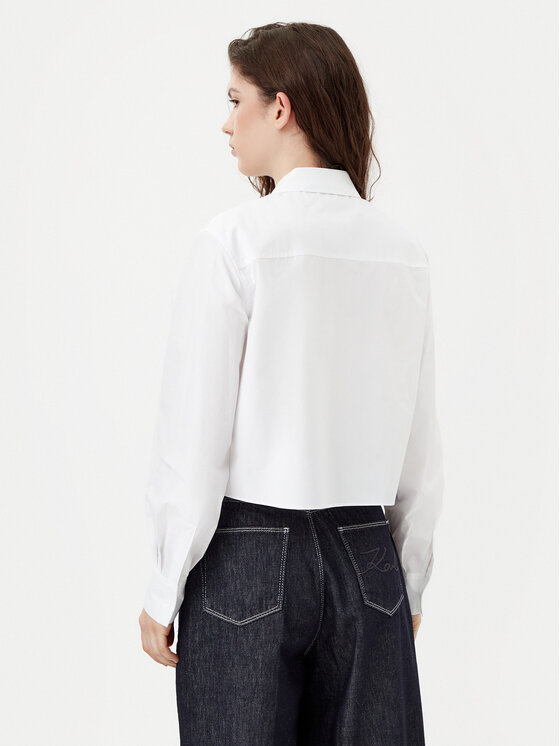 KARL LAGERFELD KARL LAGERFELD Cămașă A1W11002 Alb Regular Fit
