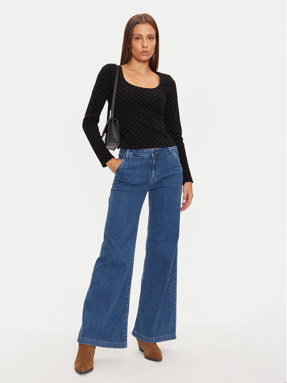 Marciano Guess Marciano Guess Halenka 4BGP28 6283A Černá Slim Fit