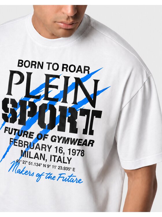Plein Sport Plein Sport T-Shirt 32331 Bílá Regular Fit