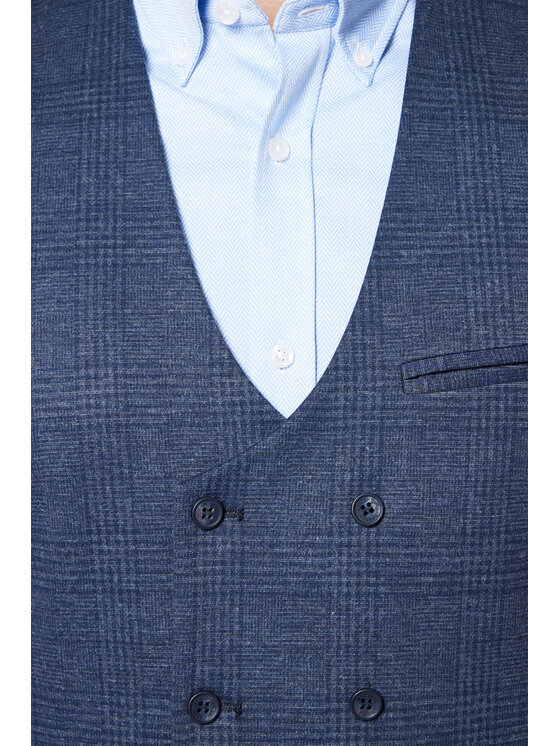 Lancerto Lancerto Kamizelka KA131223000006 Granatowy Slim Fit