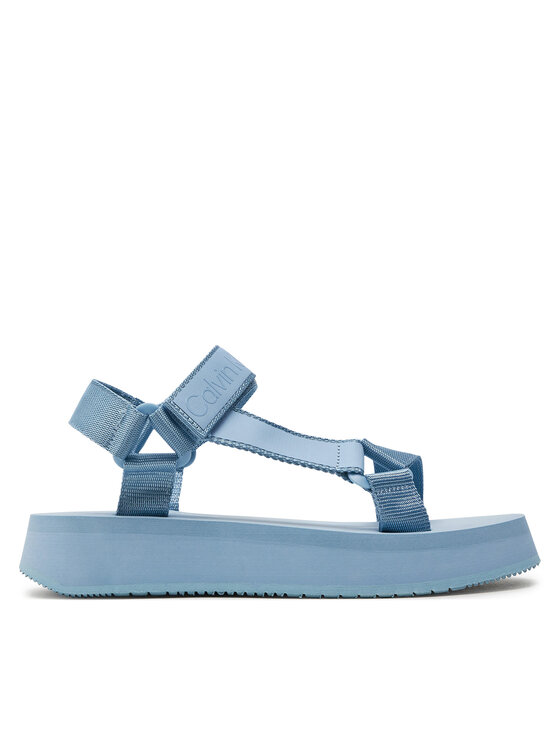 Sandale Calvin Klein Jeans Sandal Velcro Webbing Dc YW0YW01353 Albastru