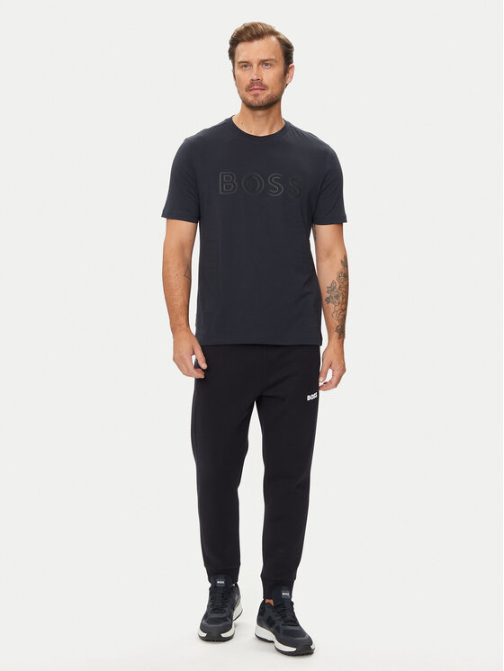 BOSS Boss Marškinėliai 50519358 Tamsiai mėlyna Regular Fit