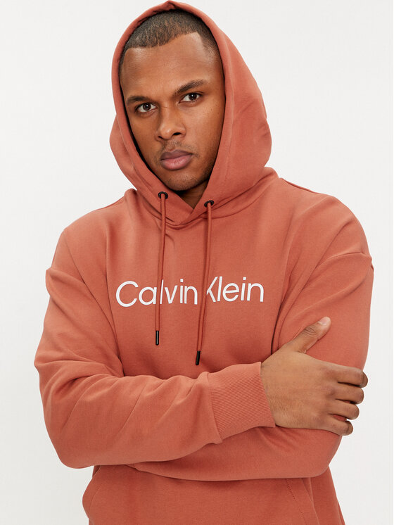 Calvin Klein Calvin Klein Bluza Hero K10K111345 Pomarańczowy Relaxed Fit