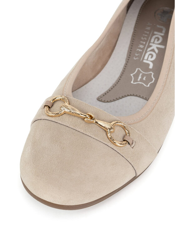 Rieker Rieker Ballerinas L9360-60 Beige