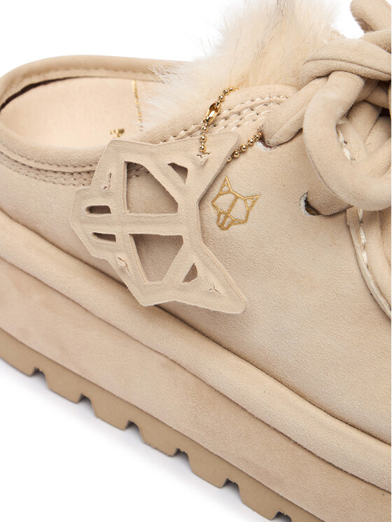 Naked Wolfe Naked Wolfe Pantofole Blizzard Beige