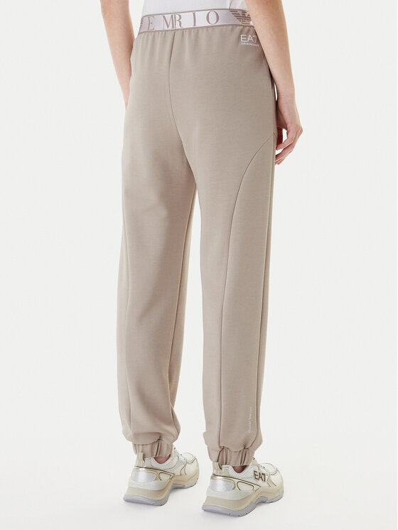 EA7 Emporio Armani EA7 Emporio Armani Teplákové nohavice 7W001154 AF12501 U6225 Béžová Regular Fit