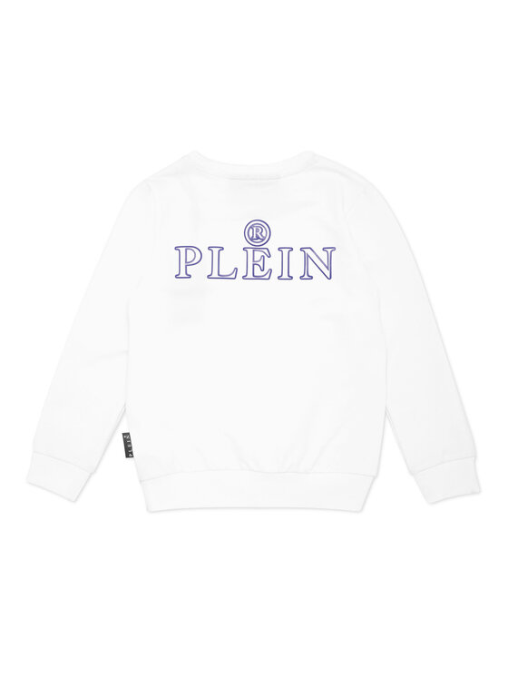 PHILIPP PLEIN PHILIPP PLEIN Bluza 28207 Biały Regular Fit