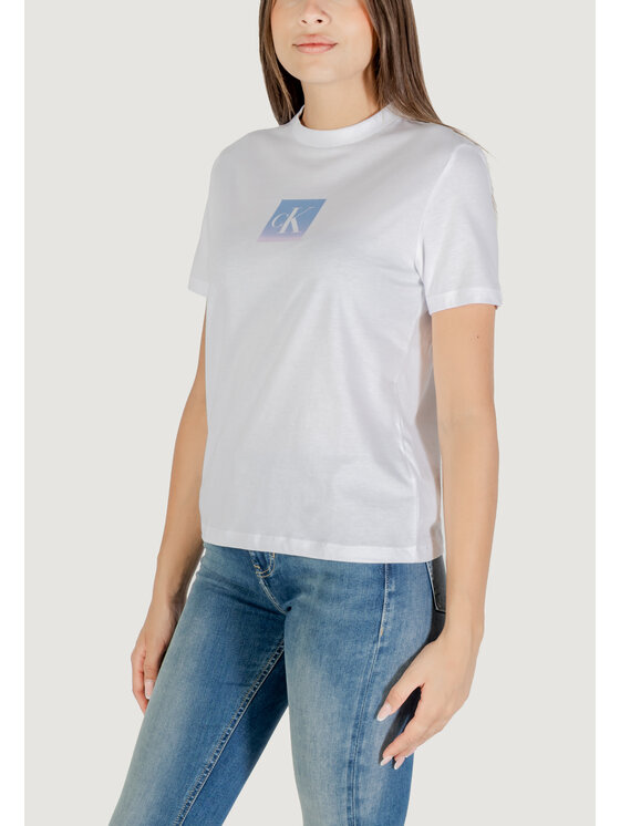 Calvin Klein Jeans Calvin Klein Jeans T-shirt SS CLASSIC FIT TEE Bianco Classic Fit