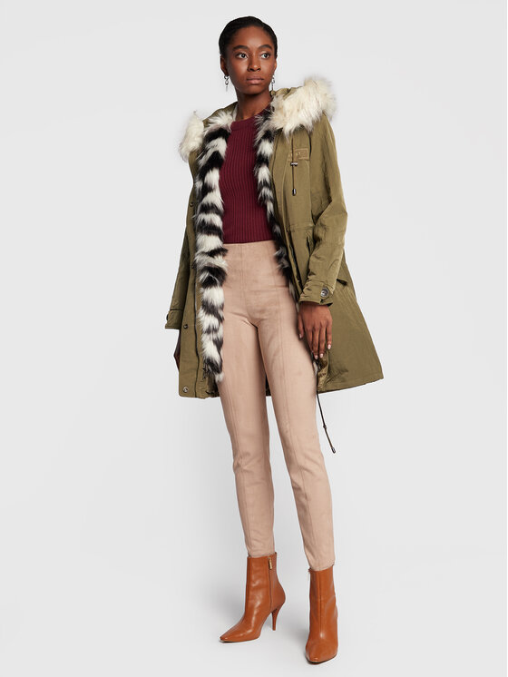 Guess Guess Striukė Lena W2BL32 WEWG0 Žalia Regular Fit