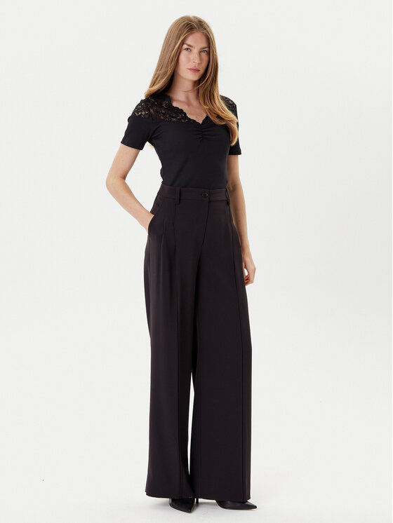 Morgan Morgan Μπλουζάκι 252-DELINE Μαύρο Slim Fit