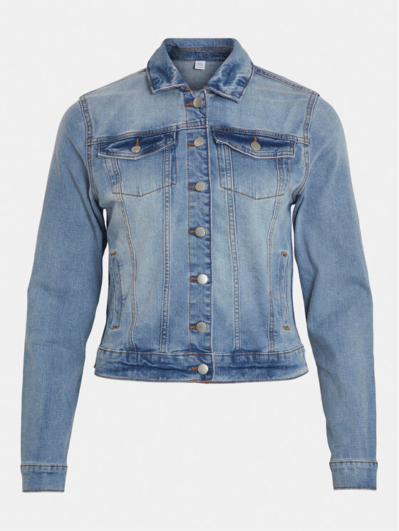 Vila Vila Kurtka jeansowa Show 14088911 Niebieski Regular Fit