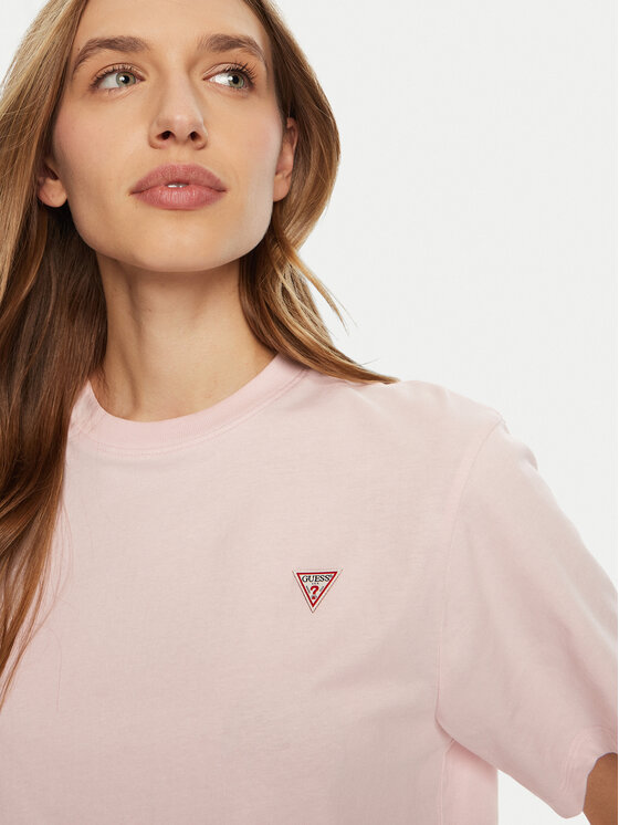 Guess Jeans Guess Jeans T-Shirt W4YI05 K8HM0 Rosa Regular Fit