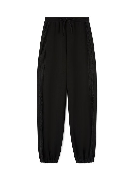 Motivi Motivi Pantaloni di tessuto P806W000898N033 Nero Regular Fit
