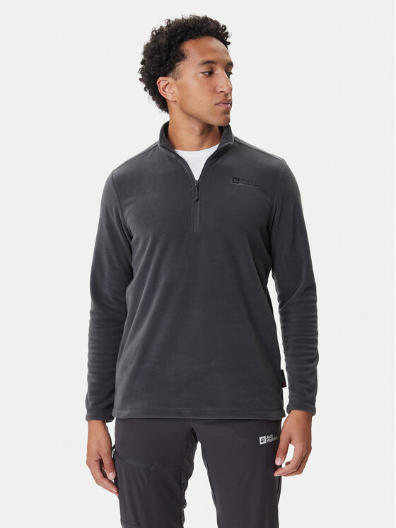 Jack Wolfskin Jack Wolfskin Felpa di pile Taunus Hz 1709522 Grigio Regular Fit