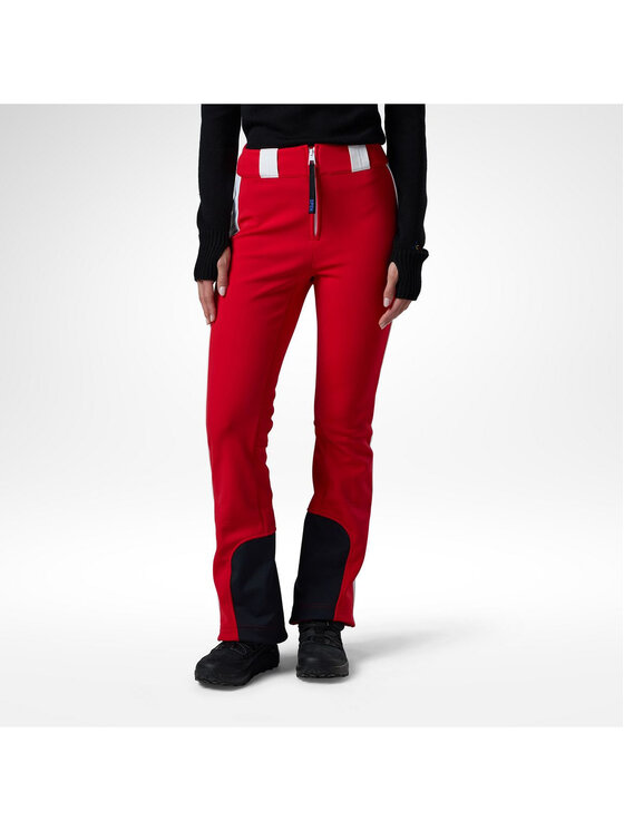 Rossignol Rossignol Spodnie narciarskie W Jcc Softshell Ski Pant Czerwony Slim Fit
