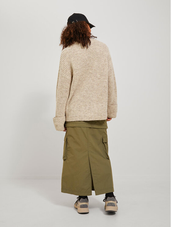 JJXX JJXX Sweter 12245453 Beżowy Relaxed Fit