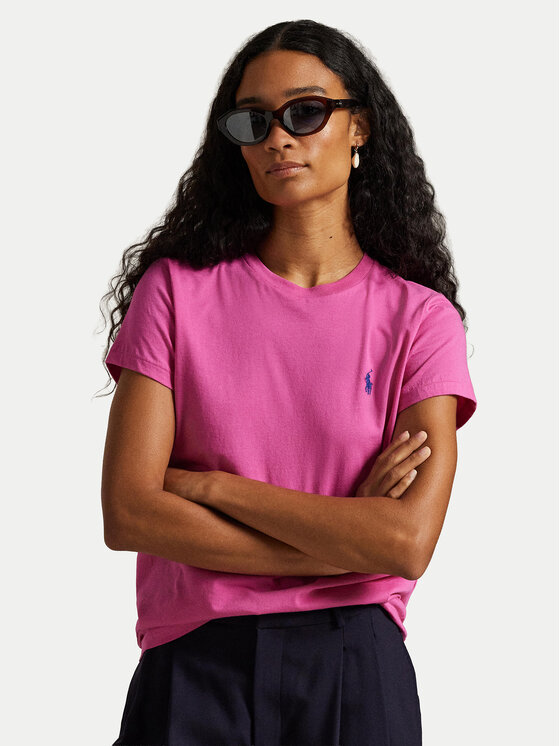 Polo Ralph Lauren Polo Ralph Lauren T-shirt 211B14605018 Ružičasta Classic Fit