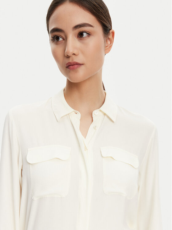 Marella Marella Cămașă Calabra 2523116061 Alb Regular Fit