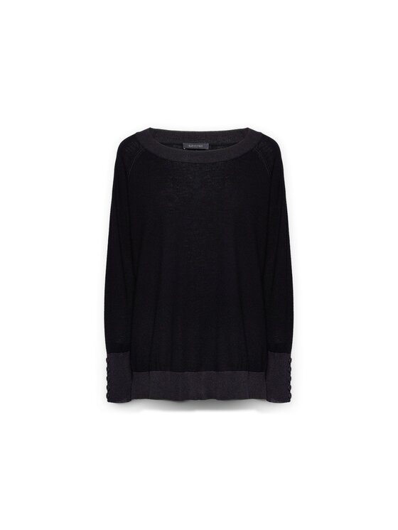 Elena Mirò Elena Mirò Cardigan M477Z000610N033 Nero Boxy Fit