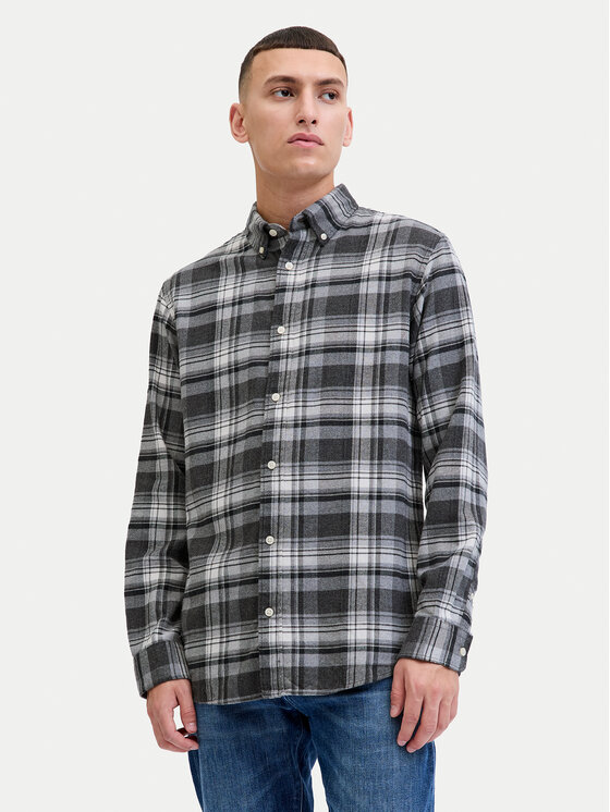Jack & Jones Jack & Jones Souprava košil Blubarkley 12294328 Šedá Regular Fit