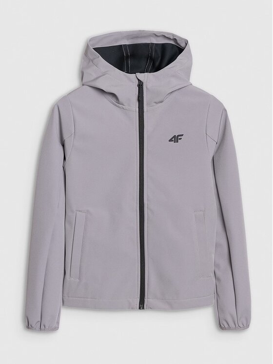 4F 4F Giacca softshell 4FJWSS25TSOFM306-25S Grigio Regular Fit