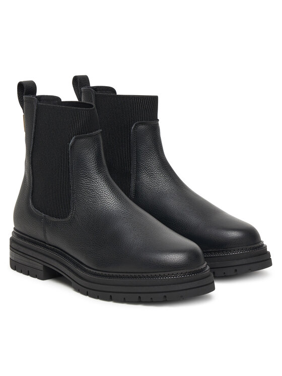 Tommy Hilfiger Tommy Hilfiger Μποτάκια με λάστιχο FW0FW08771 Μαύρο