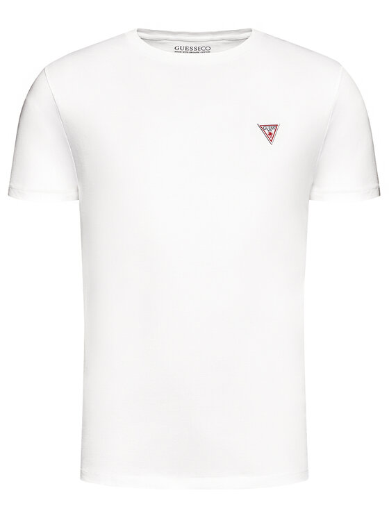 Guess Guess T-krekls Crew Neck F0BI00 K8HM0 Balts Regular Fit