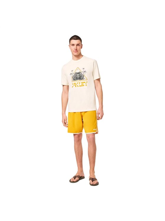 Oakley Oakley T-Shirt FOA404835 Beżowy Regular Fit