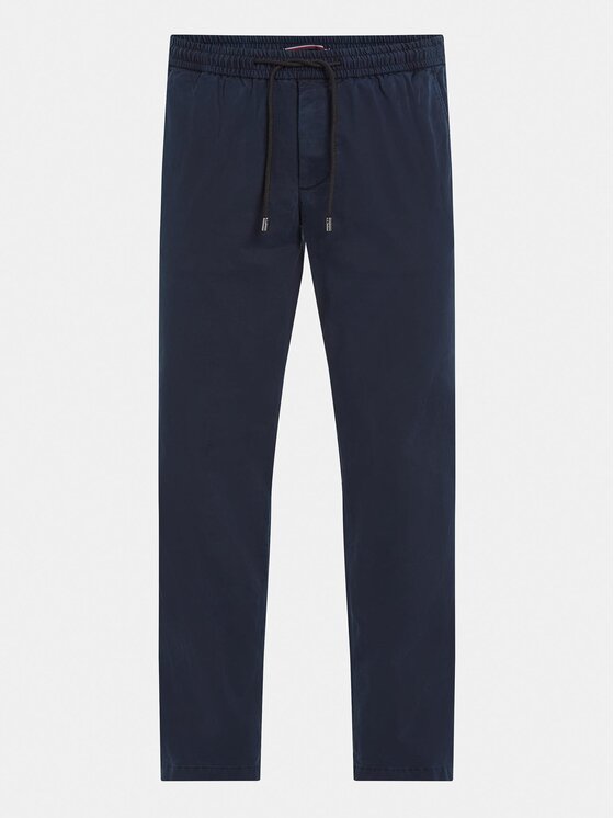 Tommy Hilfiger Tommy Hilfiger Pantaloni di tessuto MW0MW32131 Blu scuro Regular Fit