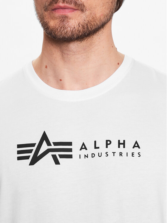 Alpha Industries Alpha Industries Souprava triček Alpha Label 118534 Bílá Regular Fit