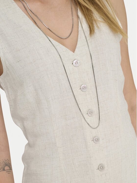 ONLY ONLY Φόρεμα καθημερινό Siesta 15357797 Ανοιχτό μπεζ Regular Fit