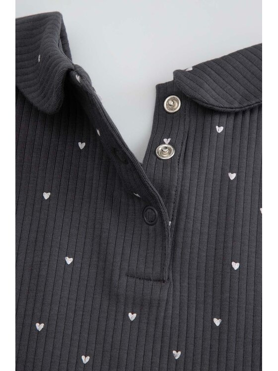 Coccodrillo Coccodrillo Každodenné šaty WC6129201HGK-020 Sivá Regular Fit