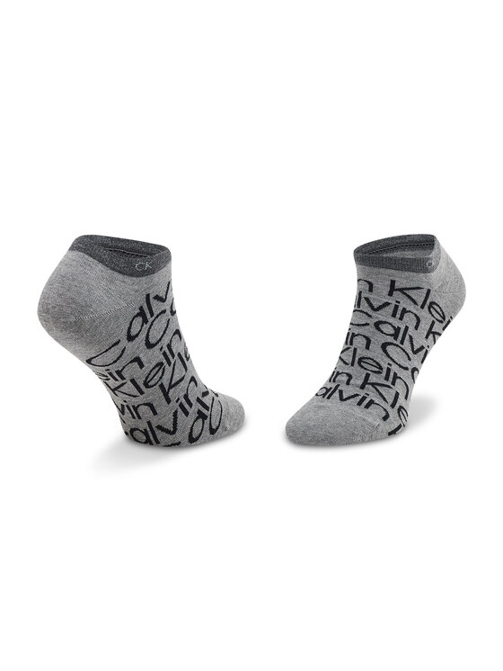 Calvin Klein Calvin Klein 2er-Set niedrige Herrensocken 701218714 Grau
