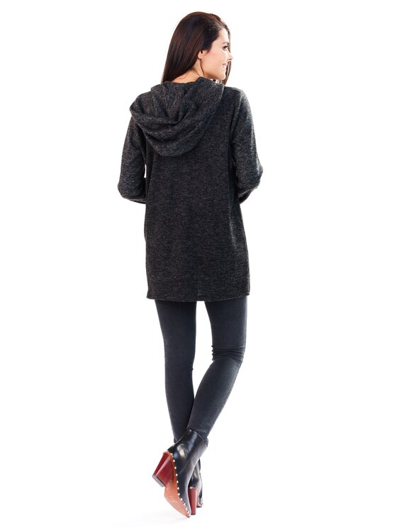 Awama Awama Kardigán A196 Sivá Basic Fit