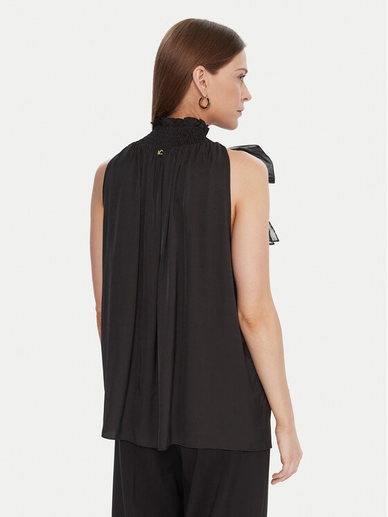 LOLA CASADEMUNT LOLA CASADEMUNT Blúzka LF2515016 Čierna Regular Fit