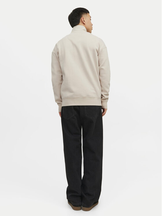 Jack&Jones Jack&Jones Majica dugih rukava Vesterbro 12241777 Bež Relaxed Fit