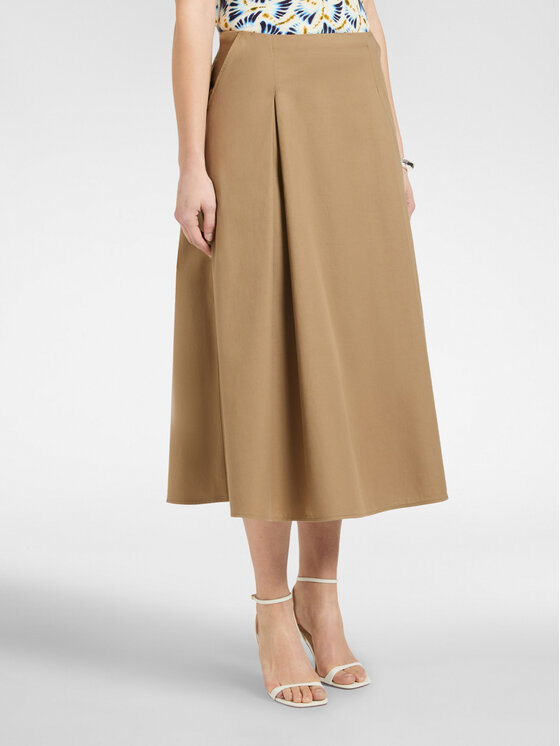 Elena Mirò Elena Mirò Spódnica midi 1063P000086N022 Brązowy A-Line Fit