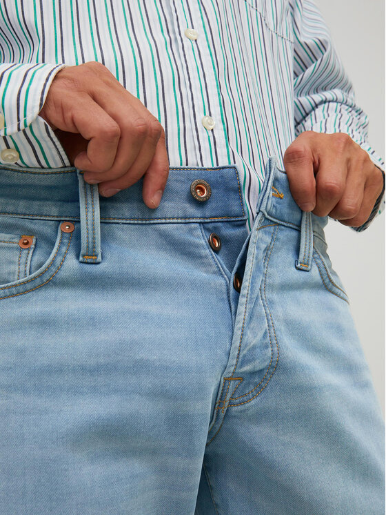Jack&Jones Jack&Jones Džinsai Glenn 12224131 Mėlyna Slim Fit