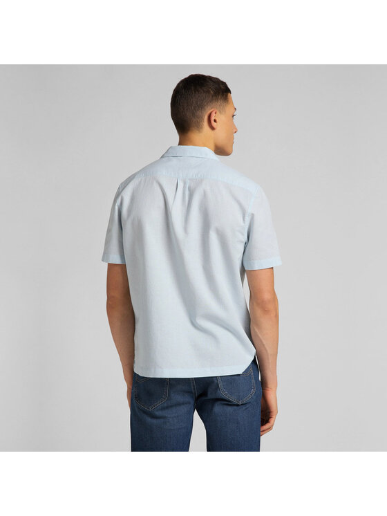 Lee Lee Camicia SS RESORT SHIRT Blu Regular Fit