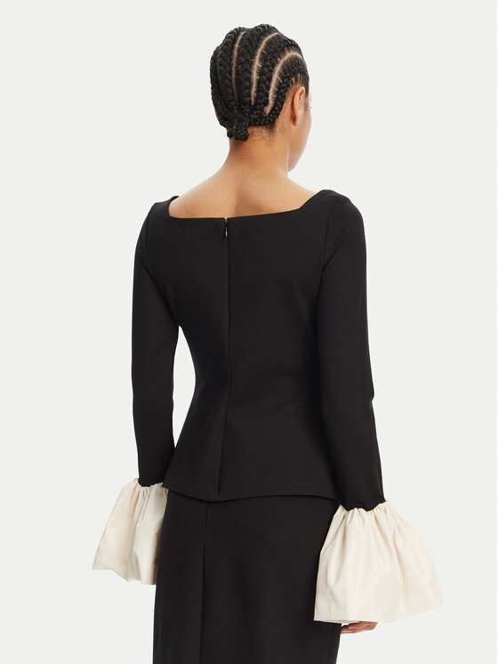 STAUD STAUD Μπλουζάκι Paige R24F1175PF Μαύρο Regular Fit