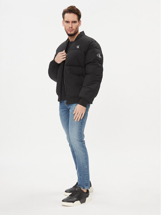 Calvin Klein Jeans Calvin Klein Jeans Übergangsjacke J30J324072 Schwarz Regular Fit