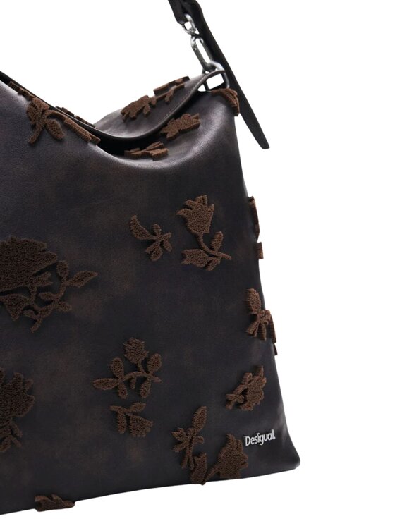 Desigual Desigual Zaino BACK_STENCIL FLOCADO JERSEY 2.0 MINI Marrone