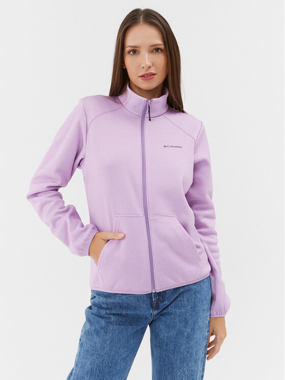 Columbia Columbia Флісовий реглан Col Hike Tech Fleece FZ Фіолетовий Regular Fit