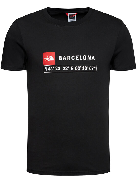 north face barcelona t shirt