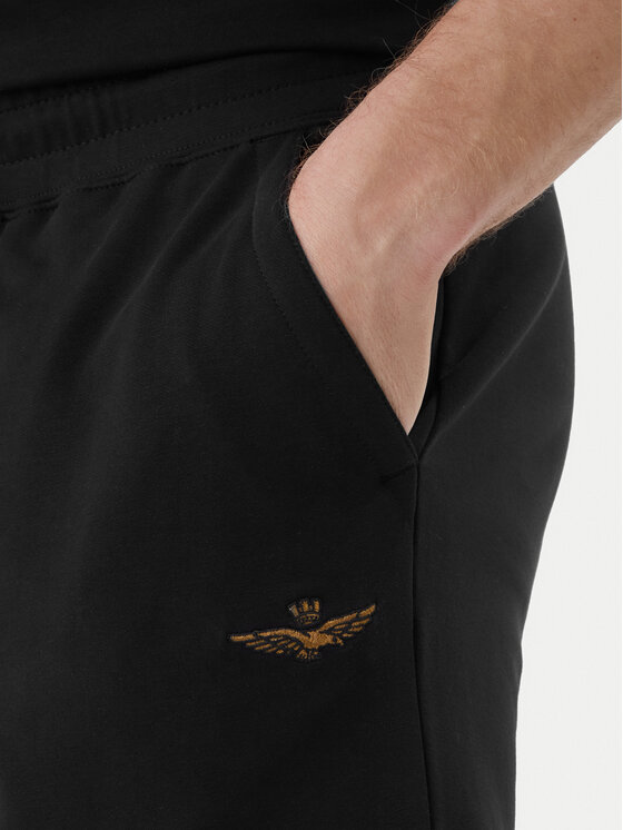 Aeronautica Militare Aeronautica Militare Trenerka 261TF0108UF00674 Crna Regular Fit