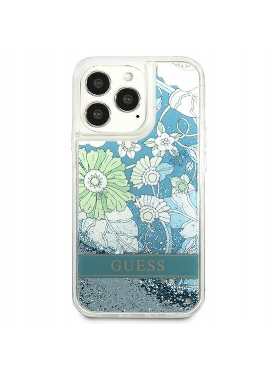 Guess Guess Etui na telefon Liquid Glitter Kolorowy