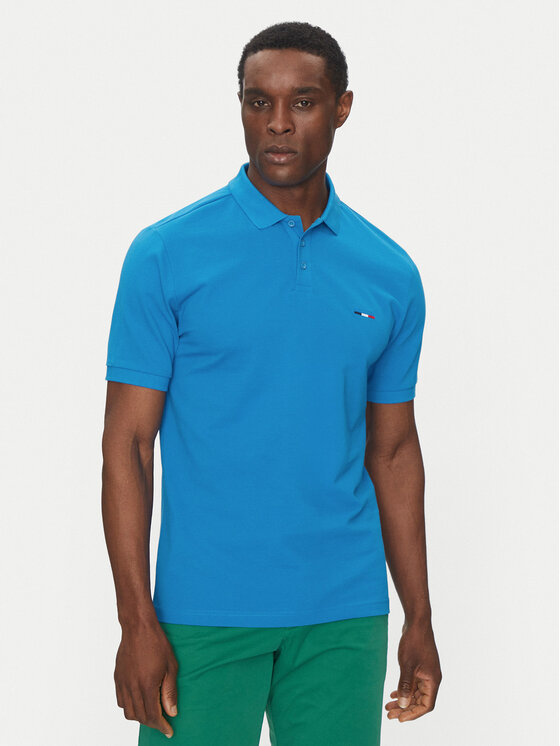 Hechter Paris Polokošeľa Pique H-Eco 74004 151902 Modrá Regular Fit